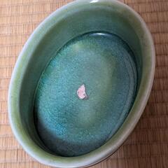 華道　花道　生花　フラワーアート用　器　花器　　17×13×8cm 剣山付の画像