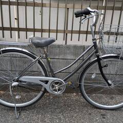 ２７インチ、自転車、実動、前後輪ノーパンクタイヤ、ギア３段