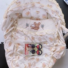 美品　ベビークーハン　ベビーカーフック　セット　