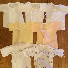 ベビー服　短肌着(半袖・長袖)の画像