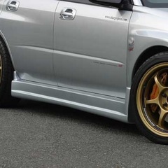 インプレッサWRX GDB チャージスピード　ハーフエアロ3点セットの画像