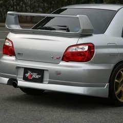 インプレッサWRX GDB チャージスピード　ハーフエアロ3点セットの画像