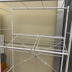 （お取引き中）（お値下げしました）洗濯機上ラック、洗濯機ラック 棚 の画像
