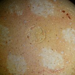 信楽　ネジ梅柄　小皿　5客の画像