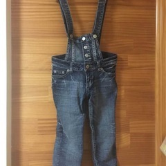 2wayデニムサロペット　パンツ取り外し可能