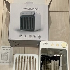 【説明書箱付】小型卓上クーラーの画像