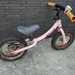 子供用キックバイク　ピンク