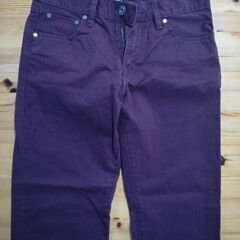 GaｐSＴＲAIＧＨＴFITパンツえんじ色の画像