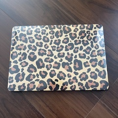 MacBook Pro 13 inch ハードケース Keyboard Cover付き　レオパードプリントの画像