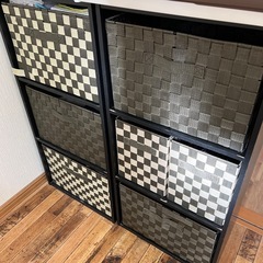 3段ボックス　2セット　ピッタリのボックス付き