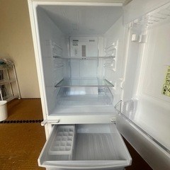 シャープノンフロン冷凍冷蔵庫 SJ-D14E-W 両開き対応の画像