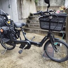 電動自転車 ブリヂストン アンジェリーノ 20インチ 2人乗り 8.7ah 黒色の画像