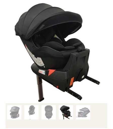 回転式　ISOFIXチャイルドシート　美品