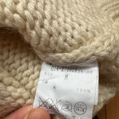 レディース　ニットベスト　Mの画像