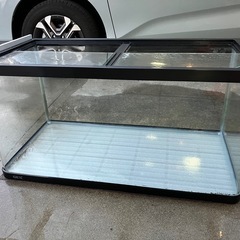 熱帯魚水槽　GEX ラピレスRV90 90cm曲げガラス水槽　幅...