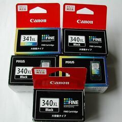 Canon  ３４１   ３４０XL   純正インク 　　下記値段にて