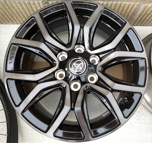 納車前外 ハイラックス GRスポーツ アルミホイール 4本 18インチ 流用可能