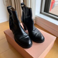 Acne レディース レザー ジップアップ ハイヒール アンクル...