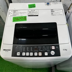 ご来店時、ガン×2お値引き‼️ Hisense(ハイセンス) 2018年製 5.5kg 洗濯機🎉