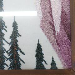 刺繍 鷹 額縁の画像