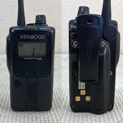 特定省電力トランシーバー 1台 47ch 有線マイク付 重量130g ★ JVC KENWOOD UBZ-EA20R ショートアンテナ 単三電池1本使用の画像