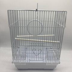 鳥かご ホワイト 小型バードケージ 組み立て簡単 鳥 家庭用 ペット オカメインコ 小鳥 文鳥 セキセイインコ 鳥 鳥ケージの画像
