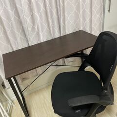 【早く引取に来てくださる方優先】パソコンデスク　椅子