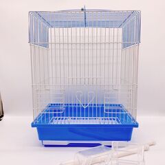 鳥籠 バードパレス 鳥 ケージ 鳥かご 鳥小屋 鳥ケージ バードゲージ 文鳥 オウムケージ ブルー  セキセイインコケージ 九官鳥 ペット用品 の画像