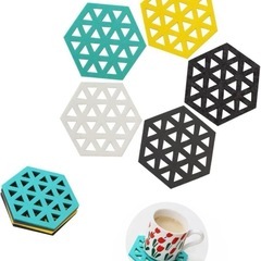 【新品】コースター 10個セット 断熱 滑り止め インテリアの画像