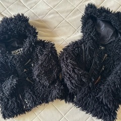 姉妹 アウター コート お揃い の画像
