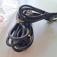 HDMIケーブル他セットPC、プロジェクター等接続に◆VGAケーブル（D-Sub 15pinケーブル） S端子（ミニDIN 4pin） USB Type-A to Type-Bの画像