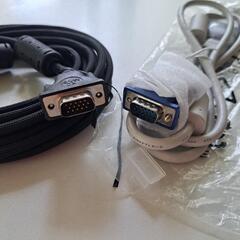 HDMIケーブル他セットPC、プロジェクター等接続に◆VGAケーブル（D-Sub 15pinケーブル） S端子（ミニDIN 4pin） USB Type-A to Type-Bの画像