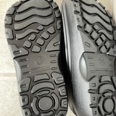 極美品 長靴 レインブーツ 作業靴 黒 L〜LL 25cm〜26cmの画像