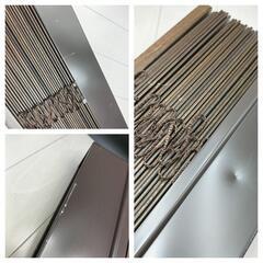 (O-2503BL9)◆ニチベイ◆ウッドブラインド◆W1250mm×H1340mm◆ブラウン◆右操作◆の画像