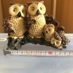 フクロウ　置き物　オブジェ