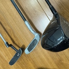 ゴルフ用品 クラブ3点セットドライバー パターの画像