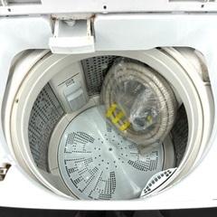 桐生店【現状品】j9-34 洗濯機 HITACHI 日立 BW-V80C 2019年製 ホワイト ※通電確認済みの画像
