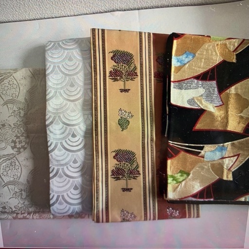 高級 金糸あり 帯 まとめ売り 9枚セット まとめて 着物 和服 成人式 入学式 結婚式 卒業式 和装 レディース 服 ハギレ 生地 