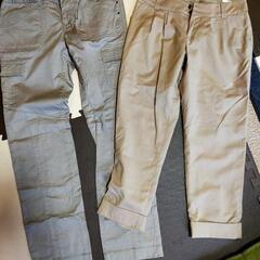 婦人服　Ｓ〜Ｍサイズ　パンツ5点カーディガン1点　無料で差し上げますの画像