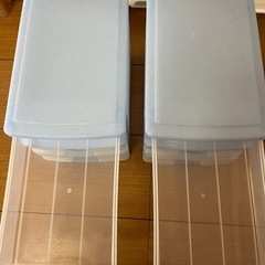 【差し上げます】3段小物収納ケース×2の画像