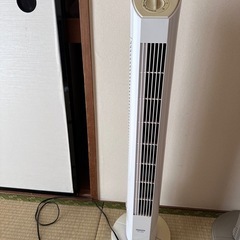 山善　縦長扇風機の画像