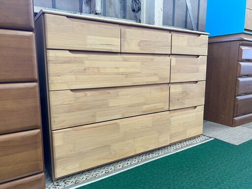 【愛品館八千代店】ニトリ　4段チェスト　アルナス120‐4LCLBR