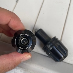 アクティブ(ACTIVE) アルミバーエンド リボルバー ブラッ...