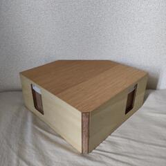 無印良品 壁に付けられる家具 コーナー棚 オーク材の画像