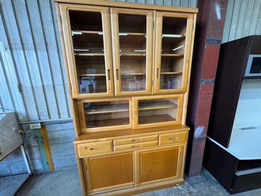 ♻️美品✨ モリタインテリア製 食器棚 【ネット決済・配送可・3ヶ月保証】