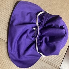カラー帽子 ムラサキの画像