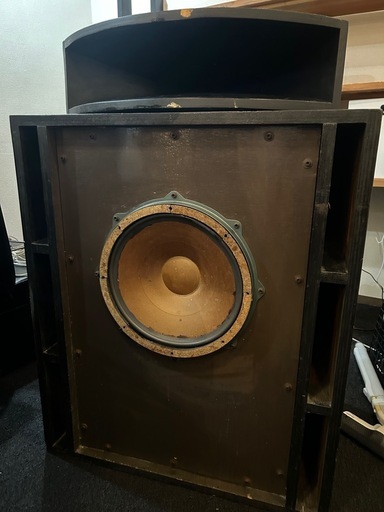 コーラル ホーン型大型スピーカー自作キャビネット 引き取り限定 店舗使用品 ジャンク品