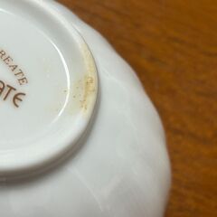 白磁　ホワイトエレガンス　小鉢　皿　食器　ジャンクの画像
