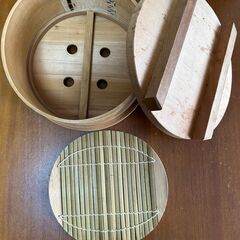 受付終了  和せいろ　27ｃｍ　フタ付　ジャンク
