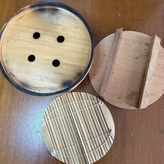受付終了  和せいろ　27ｃｍ　フタ付　ジャンクの画像
